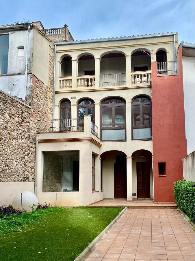Ferienwohnung Ca N'Arago, Edificio Modernista Del Arquitecto Rafael Maso Santa Coloma De Farners Exterior foto