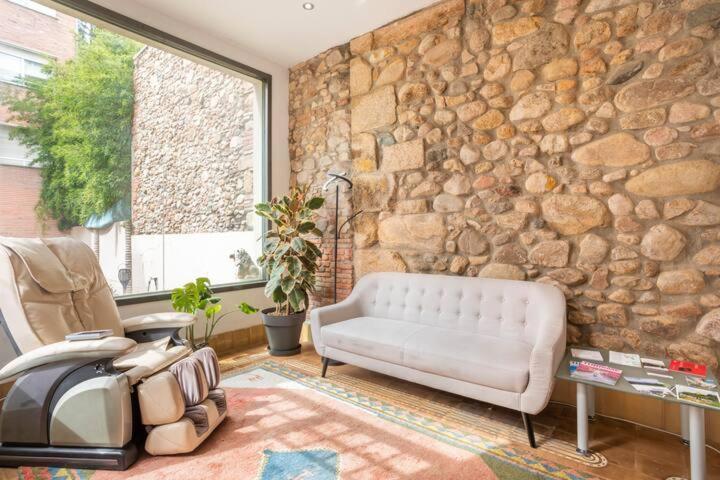 Ferienwohnung Ca N'Arago, Edificio Modernista Del Arquitecto Rafael Maso Santa Coloma De Farners Exterior foto